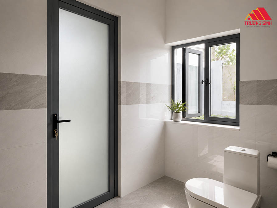 Lý do nên chọn cửa nhôm kính nhà vệ sinh
